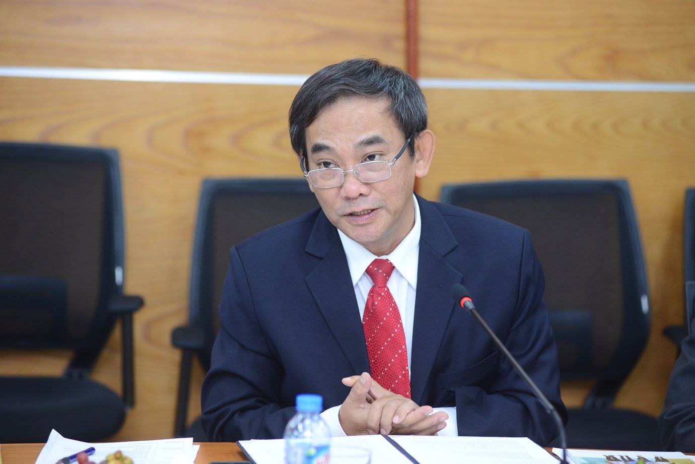 NGND.PGS.TS Hồ Thanh Phong - Hiệu trưởng Trường Đại học Quốc tế Hồng Bàng. Ảnh: HIU