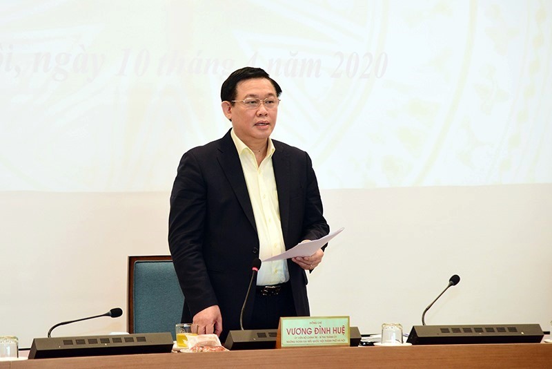 Bí thư Vương Đình Huệ. Ảnh: C.N