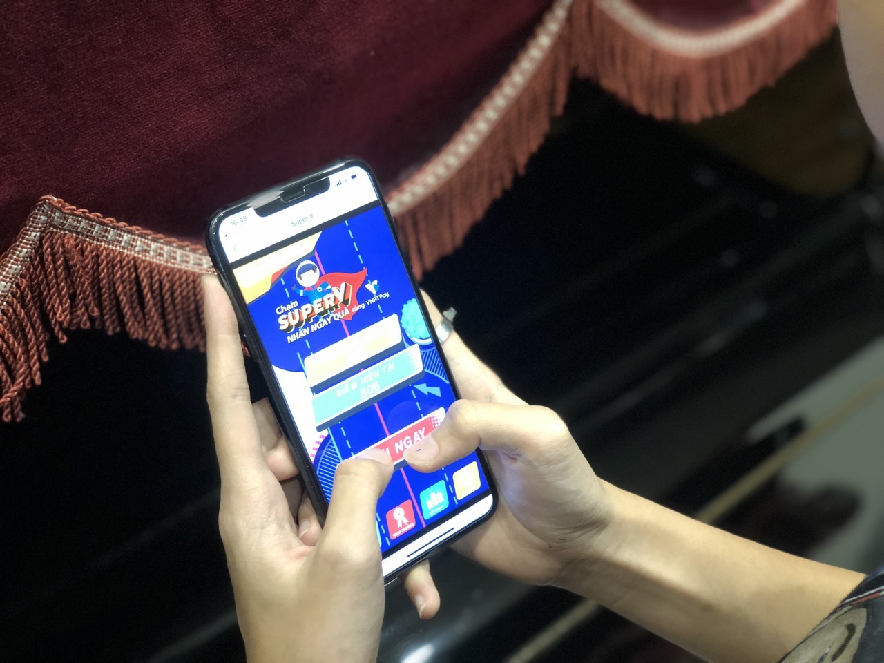 Ngay cả các game trên VNPT Pay cũng rất thú vị khi có nhiều phần thưởng giá trị. Ảnh: Cao Hưng