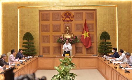Toàn cảnh buổi làm việc. Ảnh: VGP/Nhật Bắc