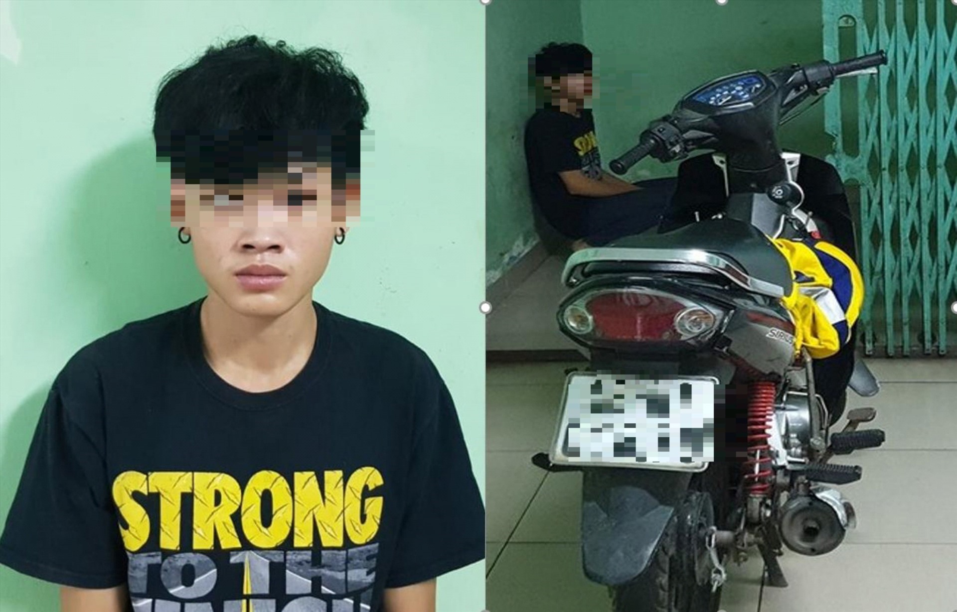 Đối tượng Huy và chiếc xe không có trong hệ thống của Be. Ảnh: CACC