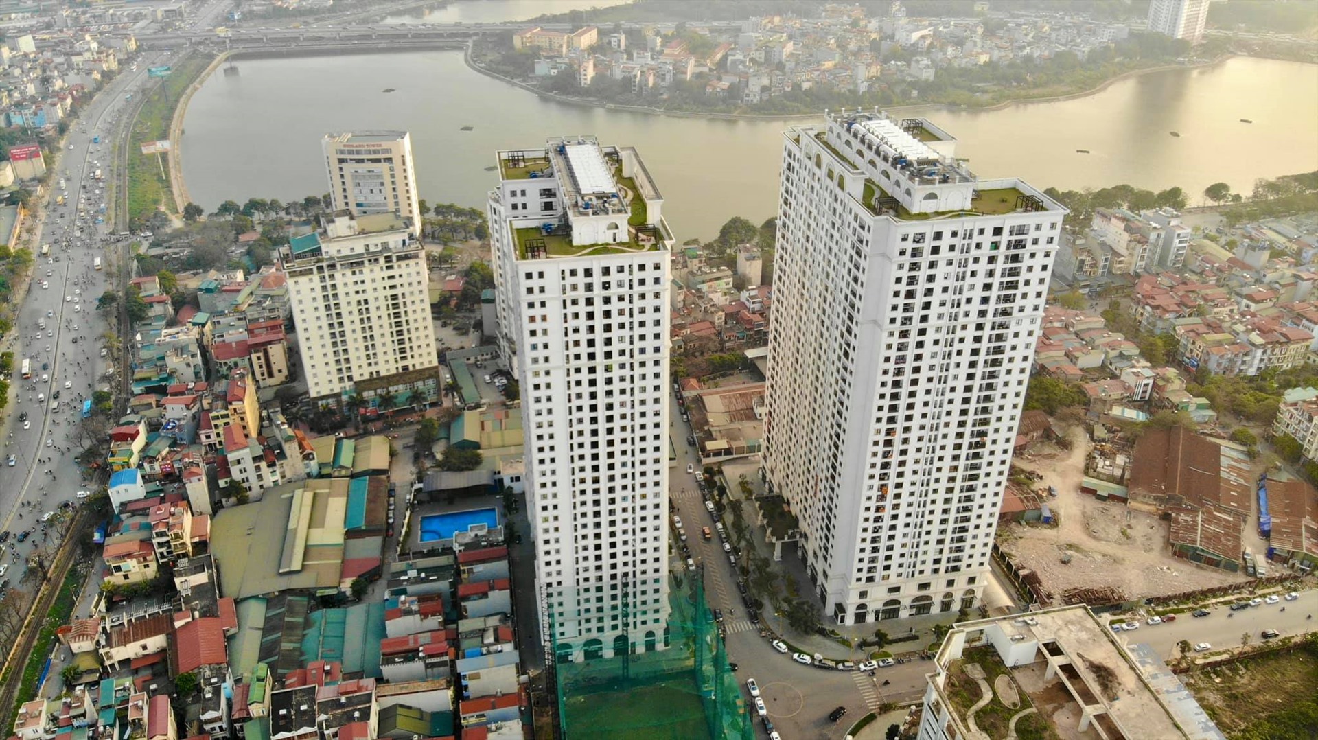 Chung cư Eco Lake View cắt nước người dân. Ảnh nhân vật cung cấp