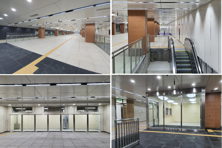 Ngỡ ngàng với khung cảnh bên trong nhà ga ngầm metro giữa lòng thành phố Ngỡ ngàng với khung cảnh bên trong nhà ga ngầm metro giữa lòng thành phố