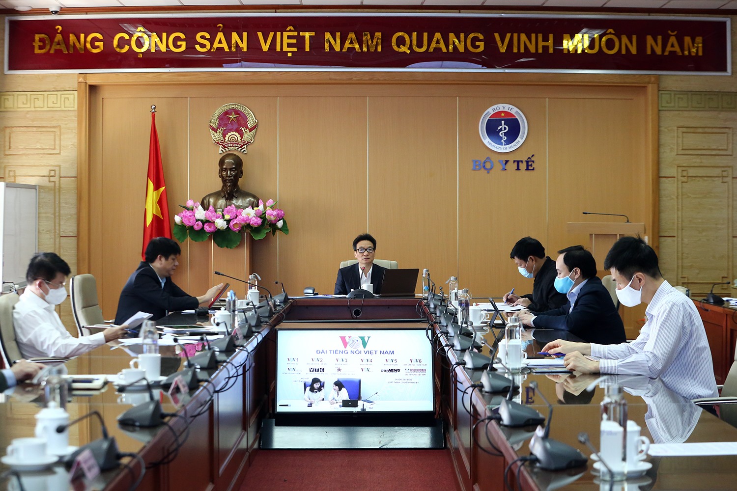 Toàn cảnh cuộc họp. Ảnh VGP