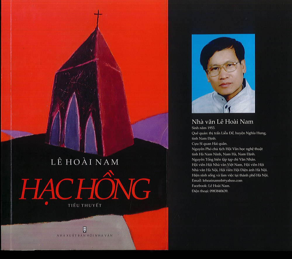 Bìa tập sách mới nhất của nhà văn Lê Hoài Nam - tiểu thuyết “Hạc hồng” (NXB Hội Nhà văn, 2019).