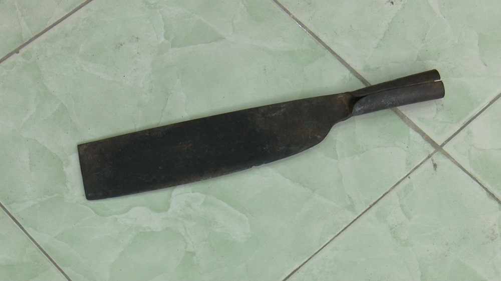 Hung khí bị công an thu giữ. Ảnh: Công an cung cấp.