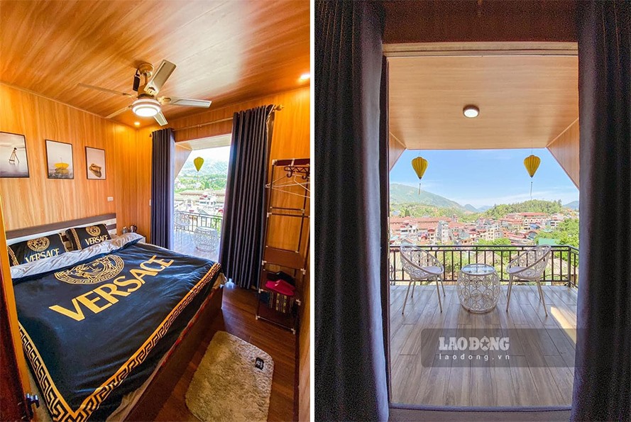 Khách sạn, homstay có view đẹp tại Sa Pa cũng thưa thớt khách dịp này. Ảnh: NVCC