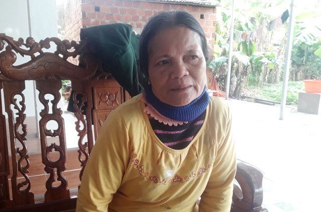 Chân dung bà Lê Thị Thủy - người vợ, người mẹ một đời hi sinh thầm lặng vì chồng, vì con. Ảnh: Trần Tuấn