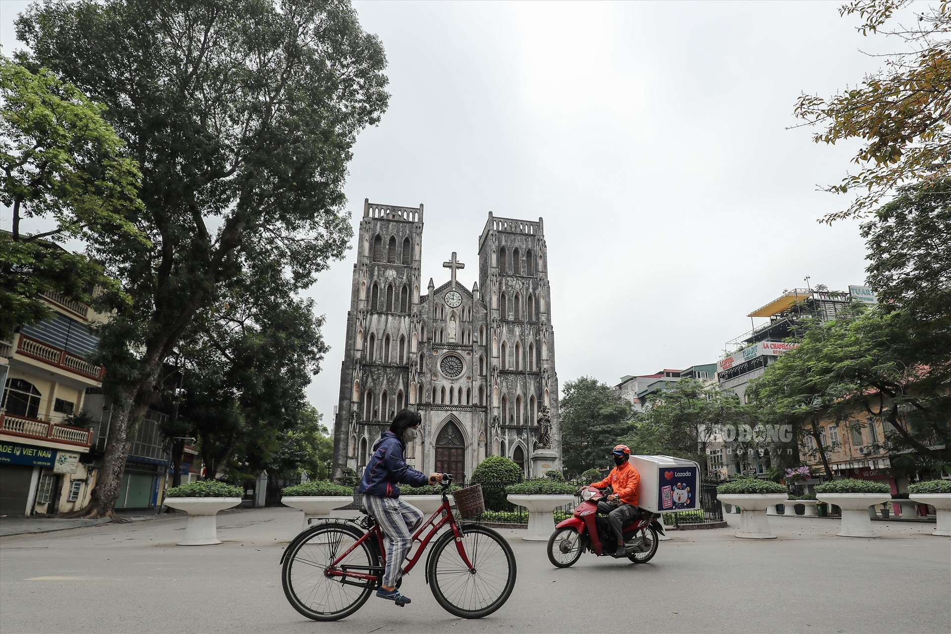 Hà Nội thời gian thực hiện cách ly xã hội.