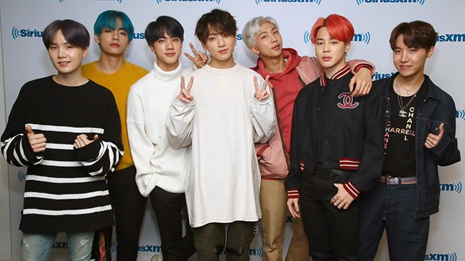 Những thành viên nhóm BTS. Ảnh: T.L