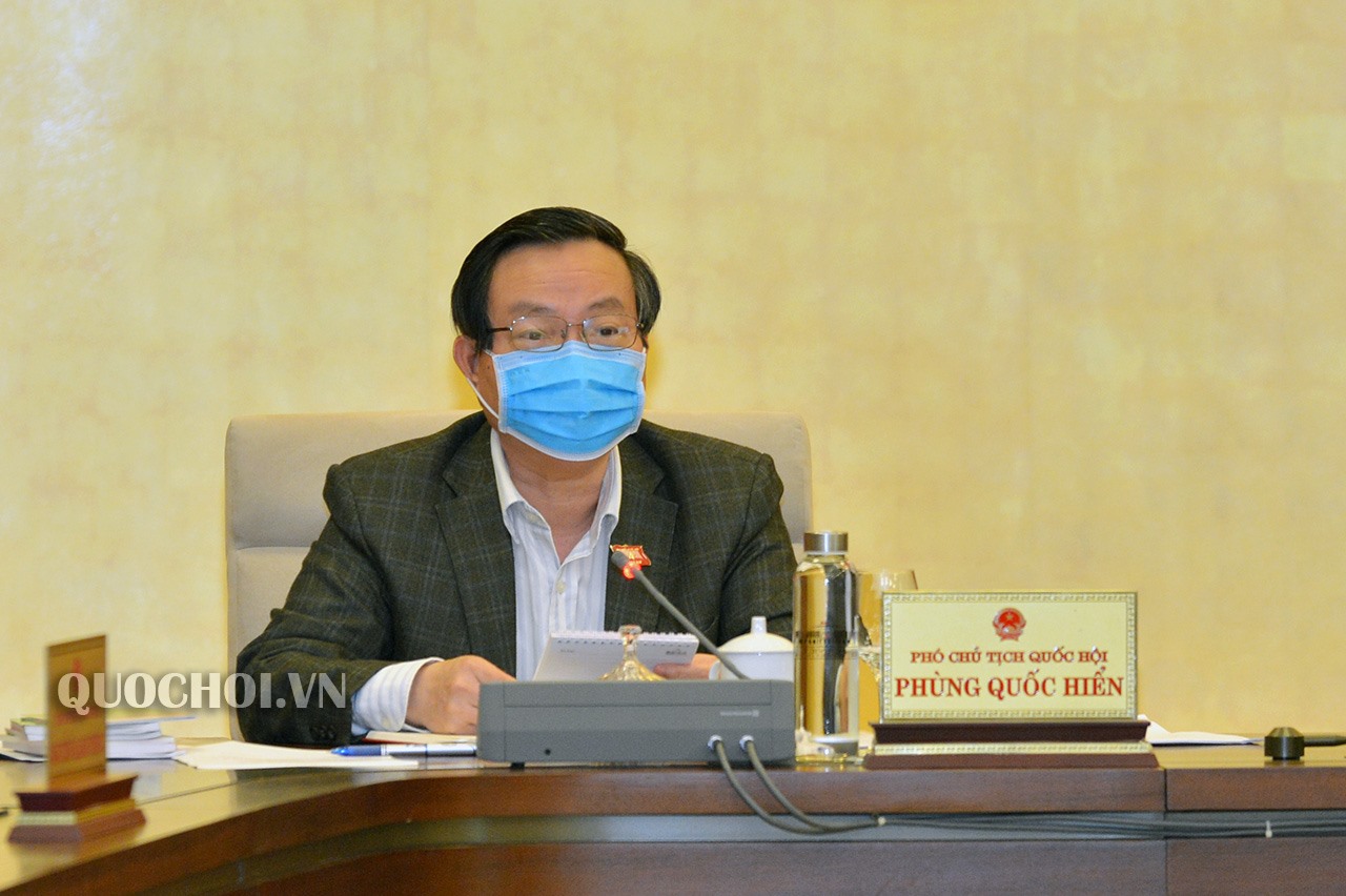 Phó Chủ tịch Quốc hội Phùng Quốc Hiển. Ảnh Quochoi.vn