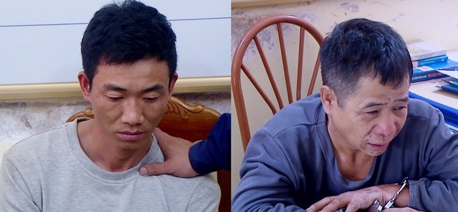 2 đối tượng trong vụ án. Ảnh: Công an Sơn La
