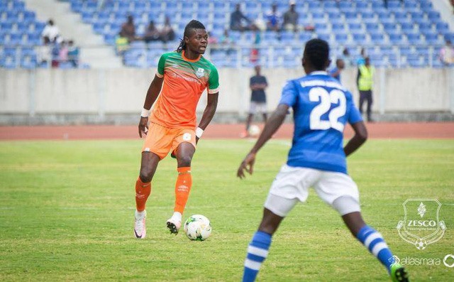 Cầu thủ gốc Phi Kalonda sẽ là cái tên mà tuyển Malaysia nhắm tới để nhập tịch. Ảnh: ZESCO United FC