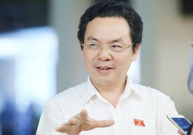 Đại biểu Hoàng Văn Cường - Uỷ viên Uỷ ban Tài chính Ngân sách của Quốc hội, Phó Hiệu trưởng Trường Đại học Kinh tế quốc dân. Ảnh: Mạnh Hà