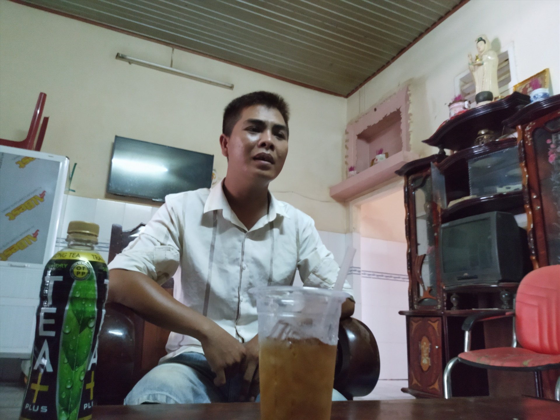 Anh Nguyễn Hồng Phúc tỏ ra hối lỗi về chuyện đã làm. Ảnh: K.Q