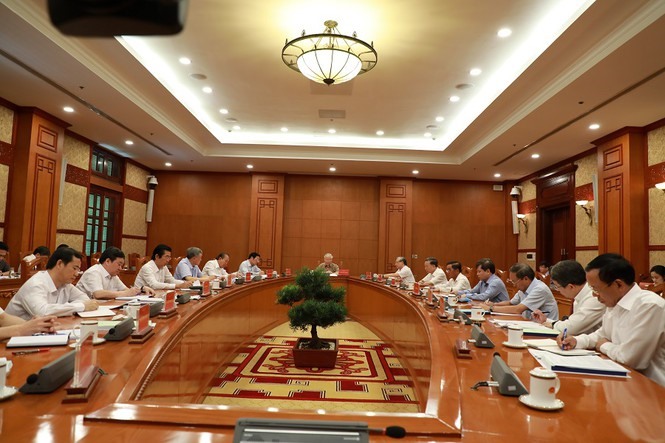 Toàn cảnh cuộc họp. ảnh Thu Huyền