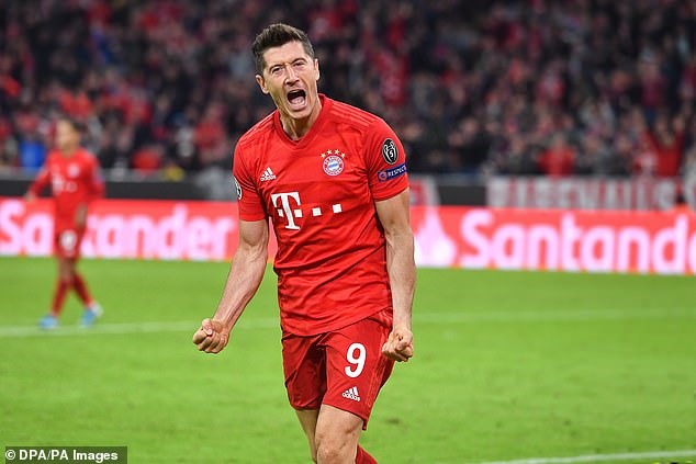 Robert Lewandowski. Ảnh: PA.