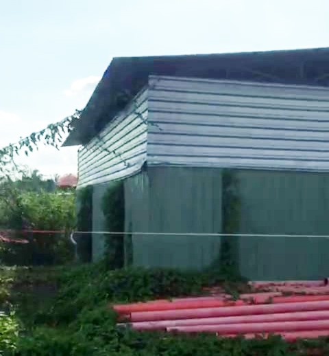 Một góc nhà kho của Cty Hưng Thịnh Phát thời điểm trước khi xảy ra vụ việc. Ảnh: Tr.L.
