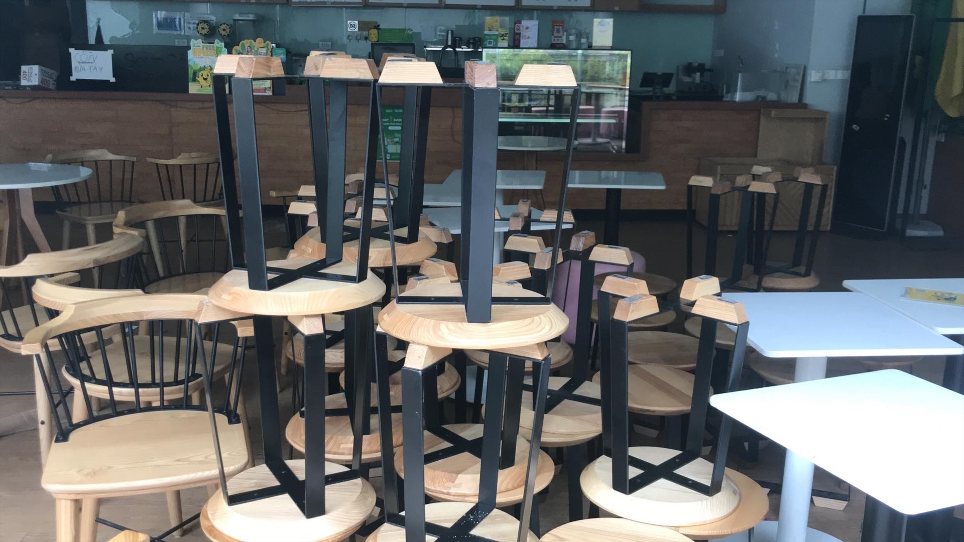 Một cửa hàng Soya Garden đóng cửa. Ảnh: CTV