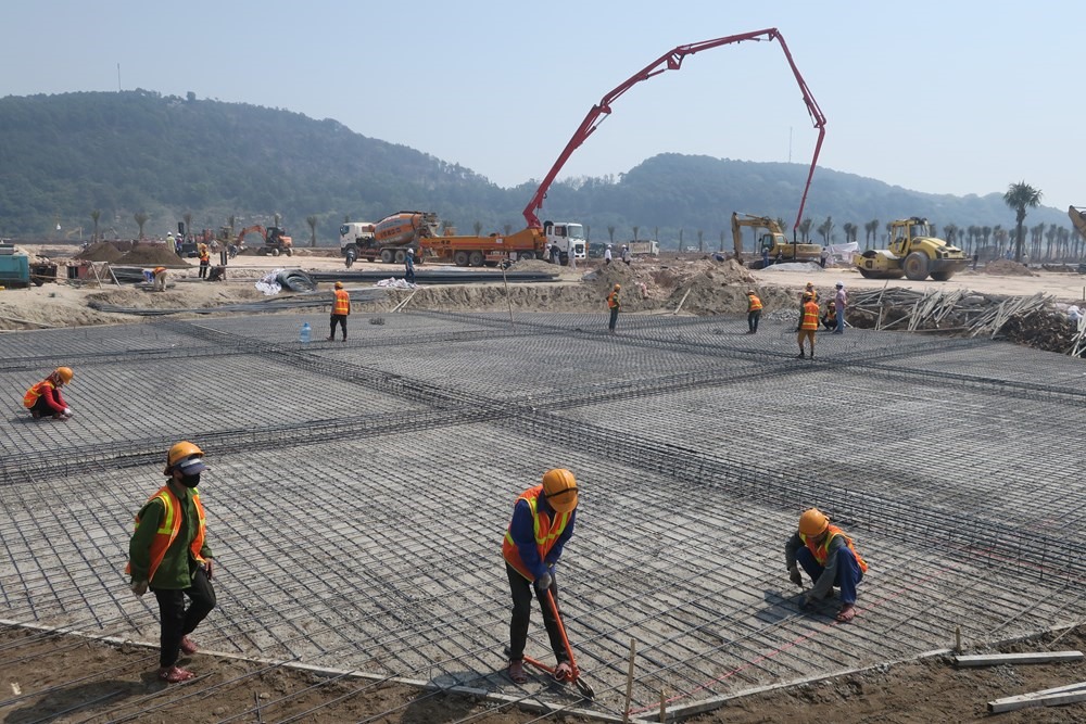 Các hạng mục của dự án đang tích cục được triển khai.