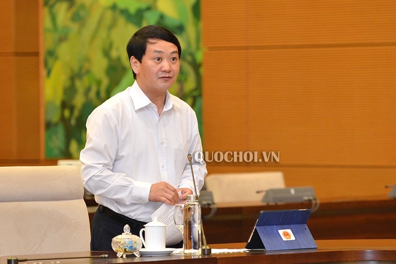 Ông Hầu A Lềnh - Tổng Thư ký, Phó Chủ tịch Uỷ ban Trung ương Mặt trận Tổ quốc Việt Nam. Ảnh Quochoi.vn