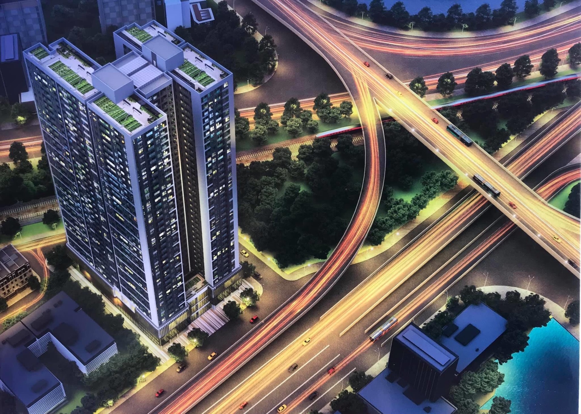 Phối cảnh tòa nhà 37 tầng trị giá 1.500 tỉ đồng - ảnh MC