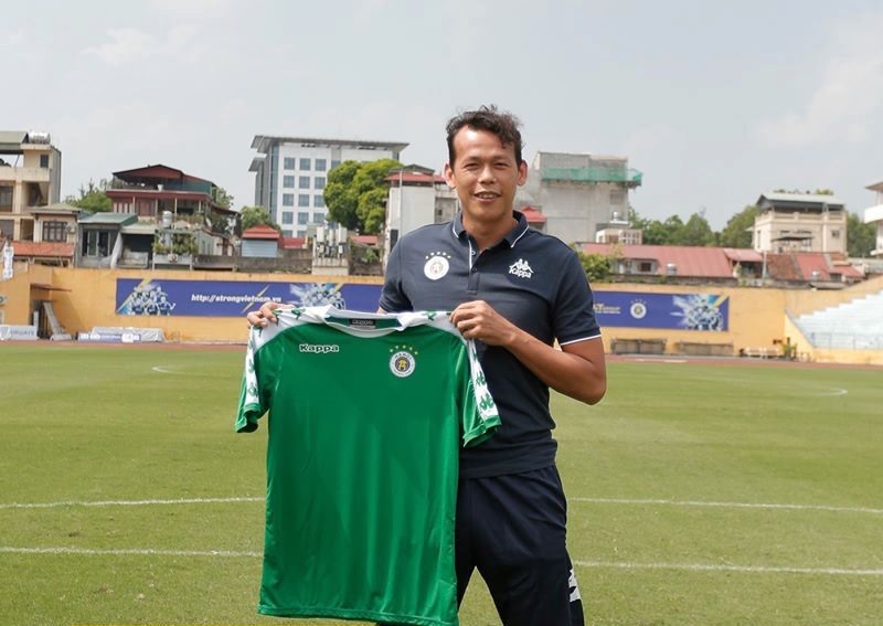 Thủ môn Bùi Tấn Trường có nhiều cơ hội khi gia nhập Câu lạc bộ Hà Nội. Ảnh: HNFC