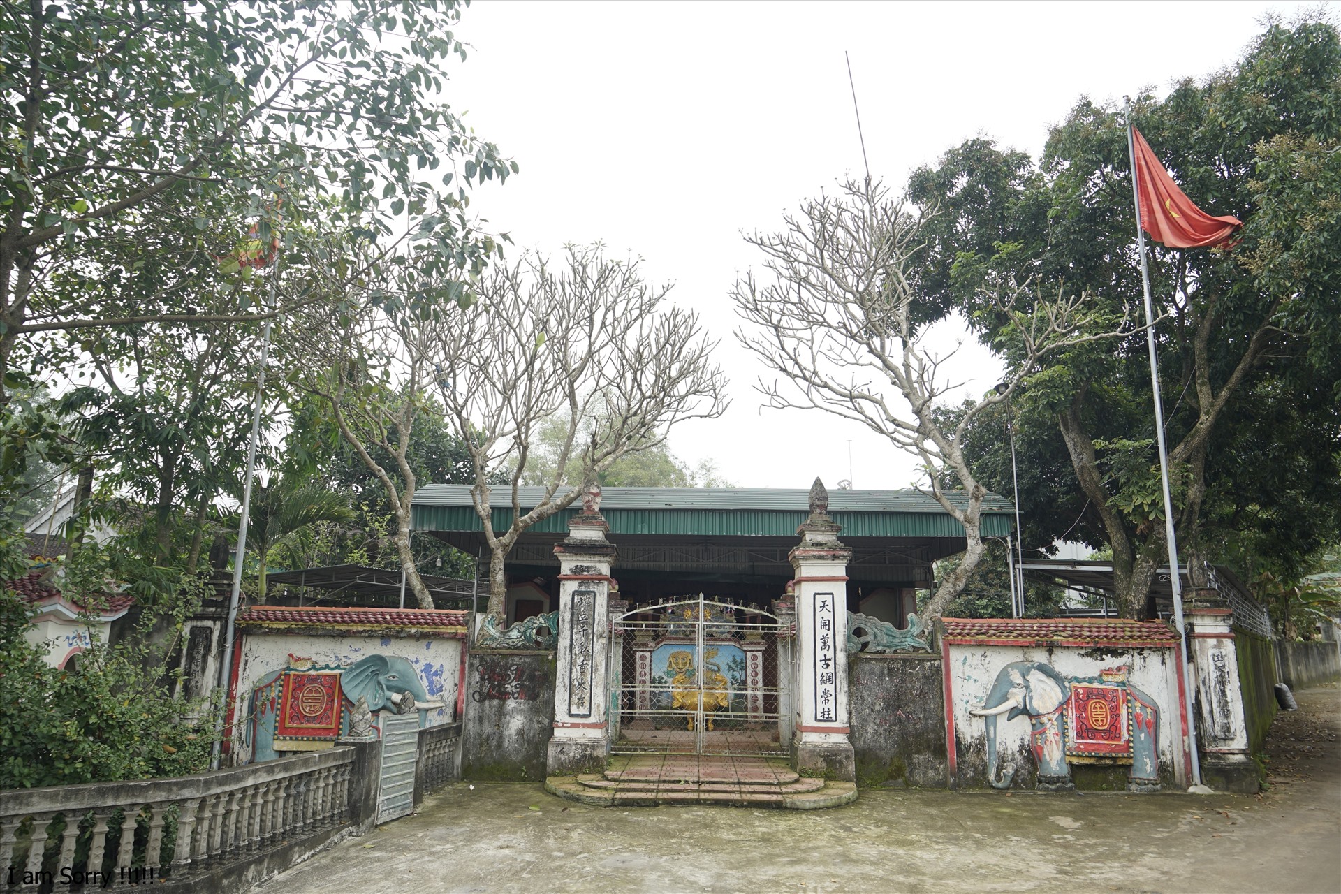 Nhà thờ dòng họ Trần Văn đã được tỉnh Nghệ An kiểm kê danh mục di tích, danh thắng, giao UBND xã Công Thành trực tiếp quản lý. Ảnh: Quang Đại