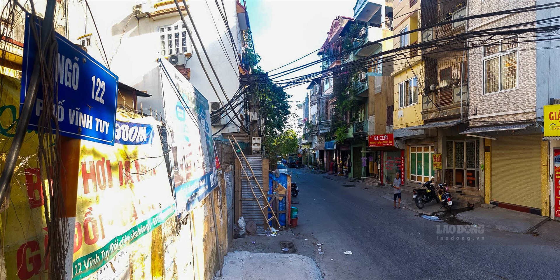 Bên cạnh đó, Vicem còn đề xuất thay đổi lô đất rộng 52.083 m2 tại ngõ 122 Vĩnh Tuy (quận Hai Bà Trưng, Hà Nội). Ảnh: Phương Duy