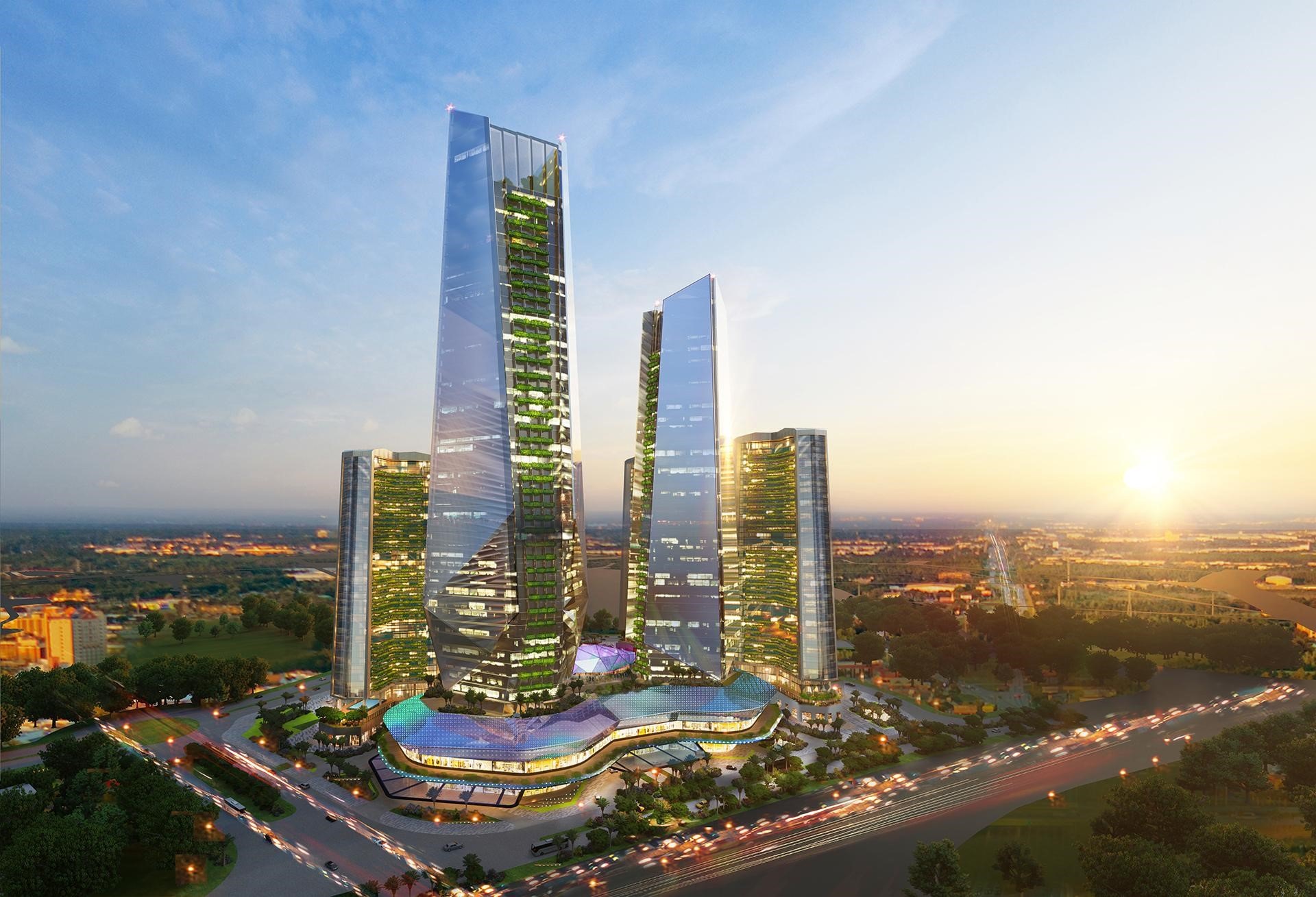 Trung tâm tài chính với các tiêu chuẩn quốc tế hiện đại đang là xu thế tất yếu của tương lai. (Ảnh: Sunshine Empire)