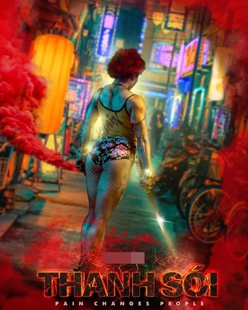 Nữ diễn viên kiêm nhà sản xuất Ngô Thanh Vân hé lộ poster chính thức phim “Thanh Sói“. Ảnh: Mnet.
