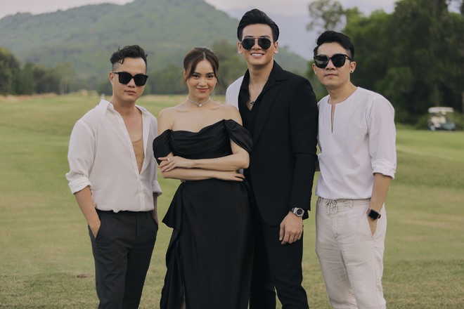 Lan Ngọc hiếm hoi diện đồ gợi cảm tại sự kiện.. Ảnh: NSCC