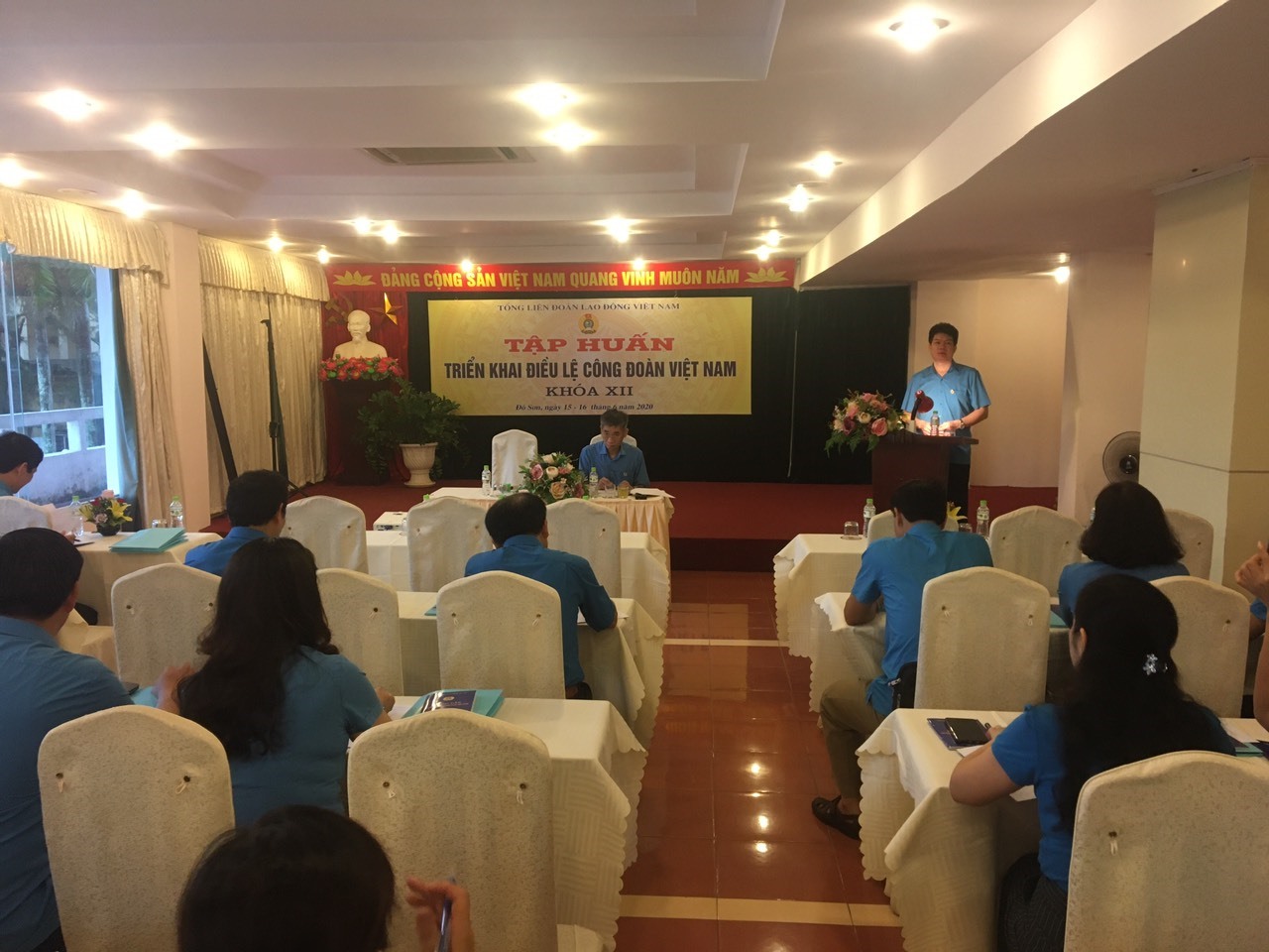 Lớp tập huấn. Ảnh: PV