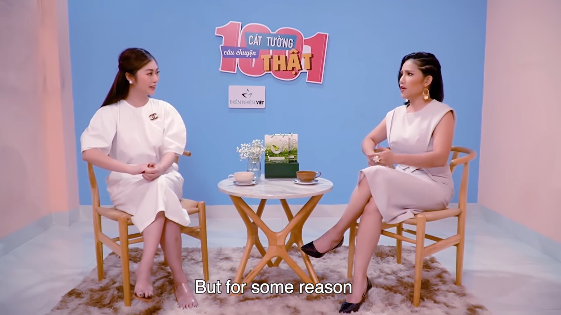 MC Cát Tường tại chương trình. Ảnh chụp màn hình