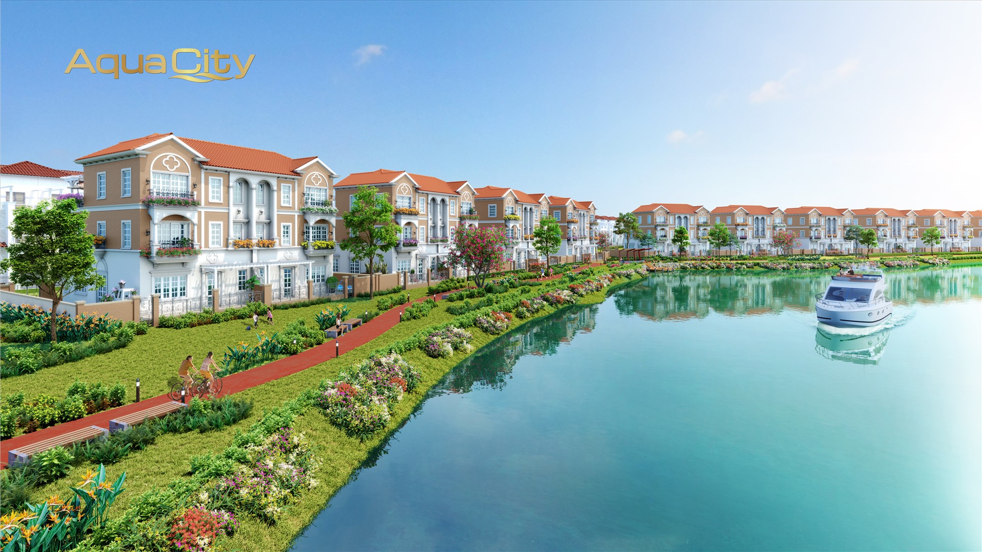 Thừa hưởng điều kiện tự nhiên, sông nước hiện hữu, phân khu River Park 1 được quy hoạch bài bản để mang đến giá trị sống sinh thái tiện nghi cho cư dân.