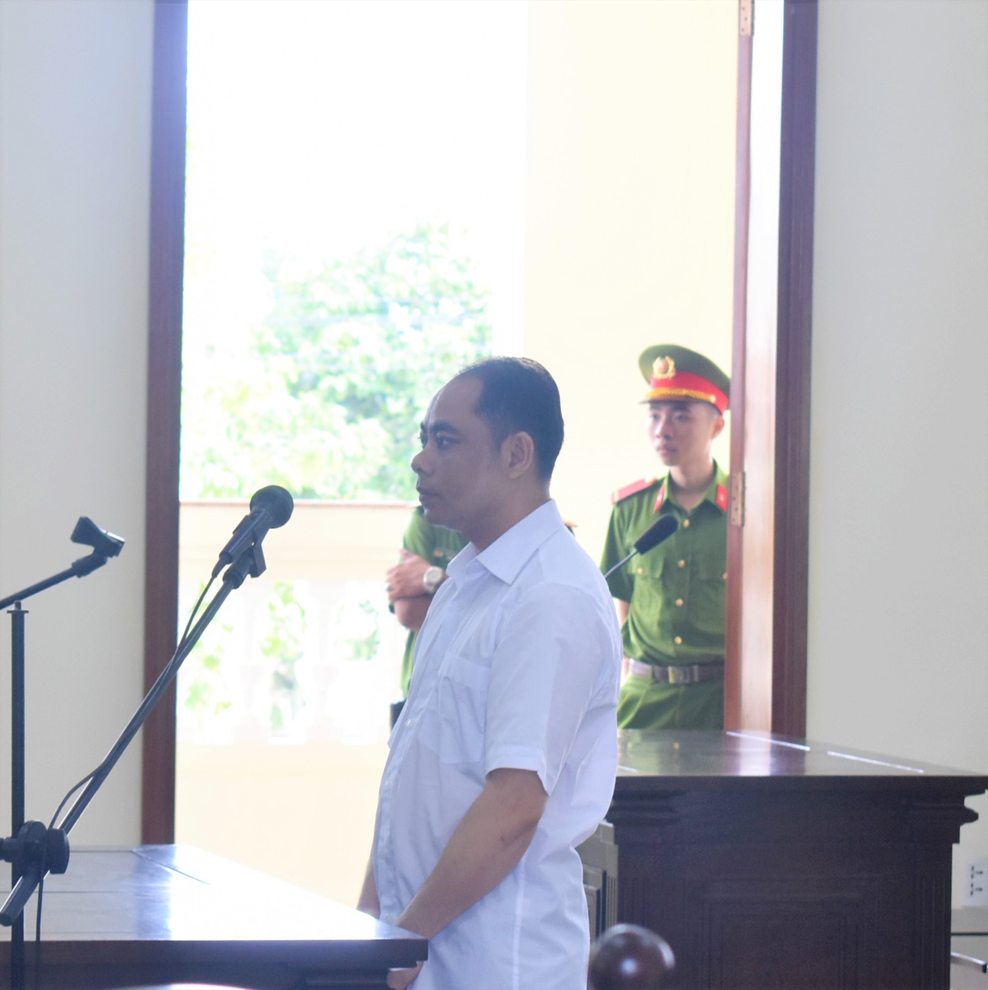 Bị cáo Lưu Đông Phương tại phiên tòa phúc thẩm. Ảnh: Thành Nhân