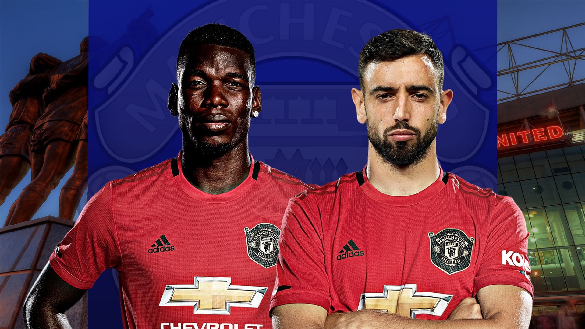 Pogba có thể sát cánh với Bruno Fernandes ngay từ đầu. Ảnh: Sky Sports.