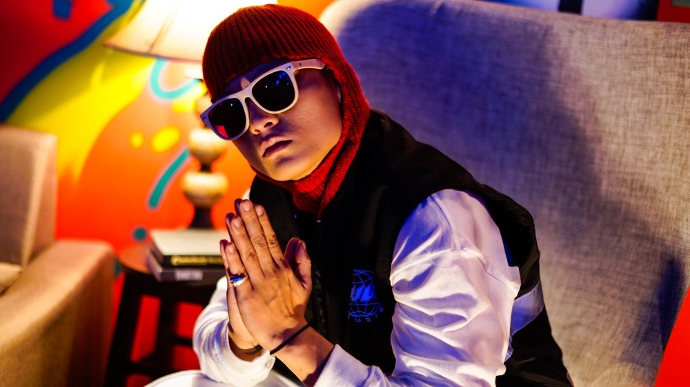 Datmaniac là một rapper nổi tiếng của giới showbiz. Ảnh:NSCC