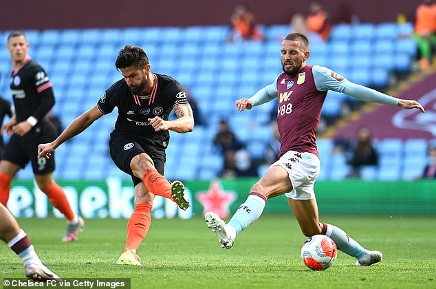 Bàn thắng của Giroud. Ảnh: Getty.