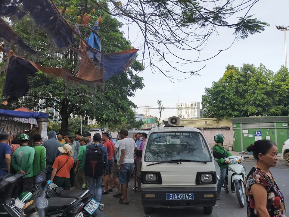 Hiện trường khu vực xảy ra vụ việc. Ảnh: Phi Hùng