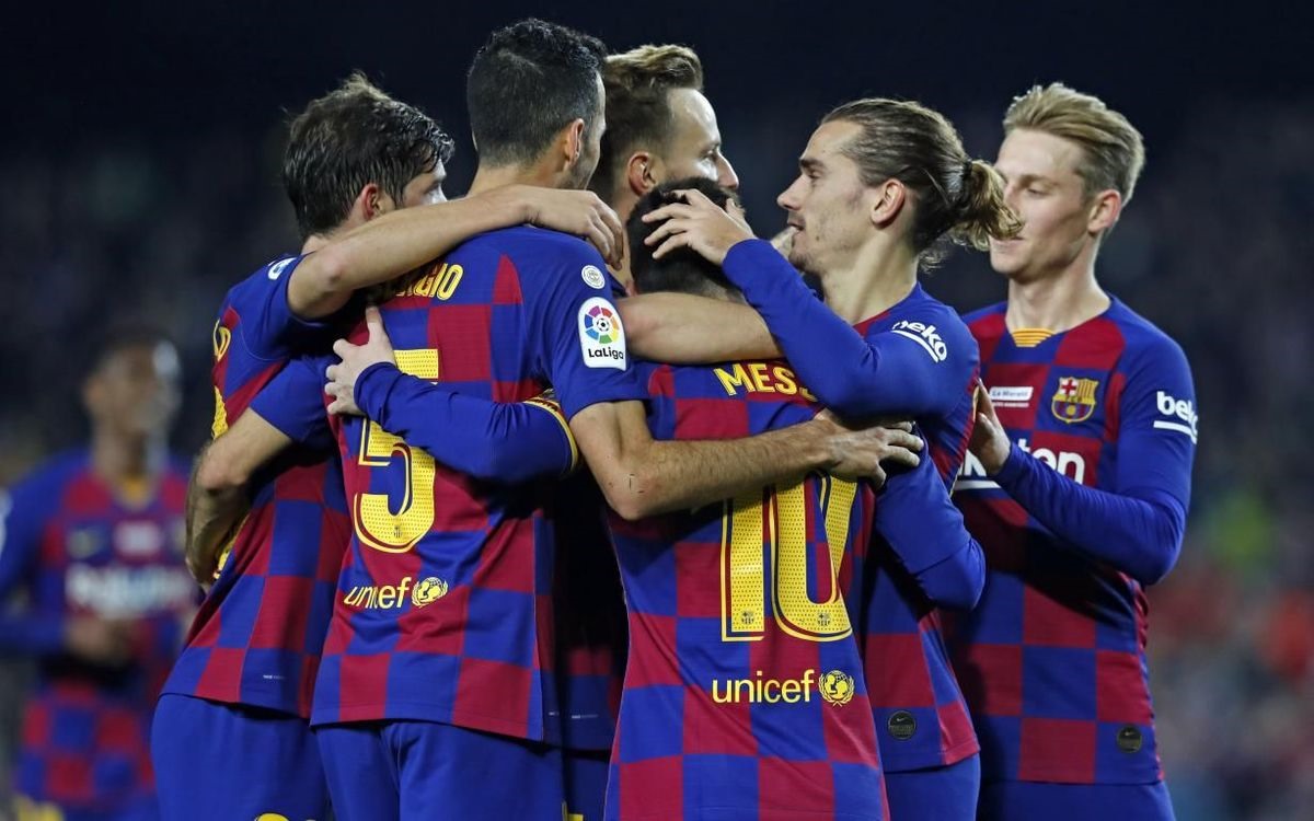 Barcelona đối diện với lịch thi đấu nặng hơn Real Madrid. Ảnh: Getty.