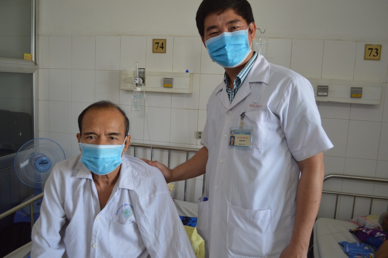 Hiện tại sức khỏe bệnh nhân đã được ổn định. Ảnh: Bệnh viên cung cấp.