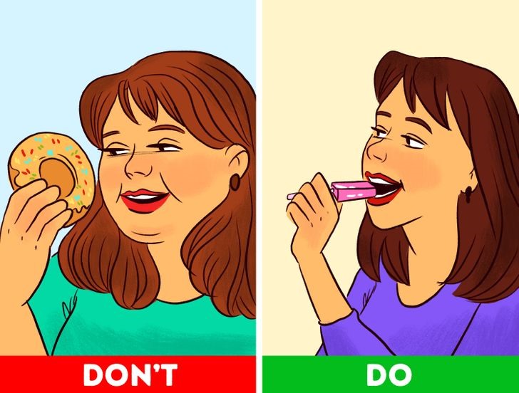 7. Tráng miệng bằng một loại đồ ngọt lành mạnh hơn Tất cả chúng ta đều thích đồ ngọt và hầu hết chúng ta không thể đợi đến khi tráng miệng trong khi ăn tối. Thật không may, chúng ta cũng biết rằng những món ăn này không phù hợp lắm trong chế độ ăn kiêng. Hãy thử đối xử với bản thân theo một cách khác, như bằng cách thưởng thức một tách trà ngọt sau bữa tối.