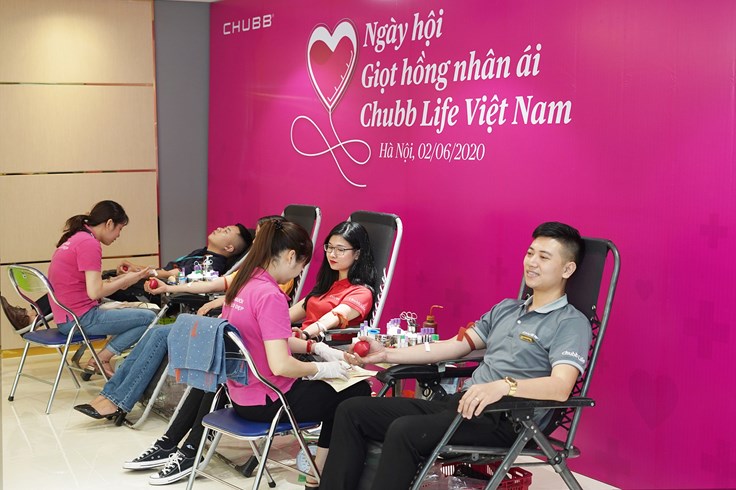 Chubb Life Việt Nam tổ chức chương trình hiến máu nhân đạo Chubb Life Việt Nam tổ chức chương trình hiến máu nhân đạo