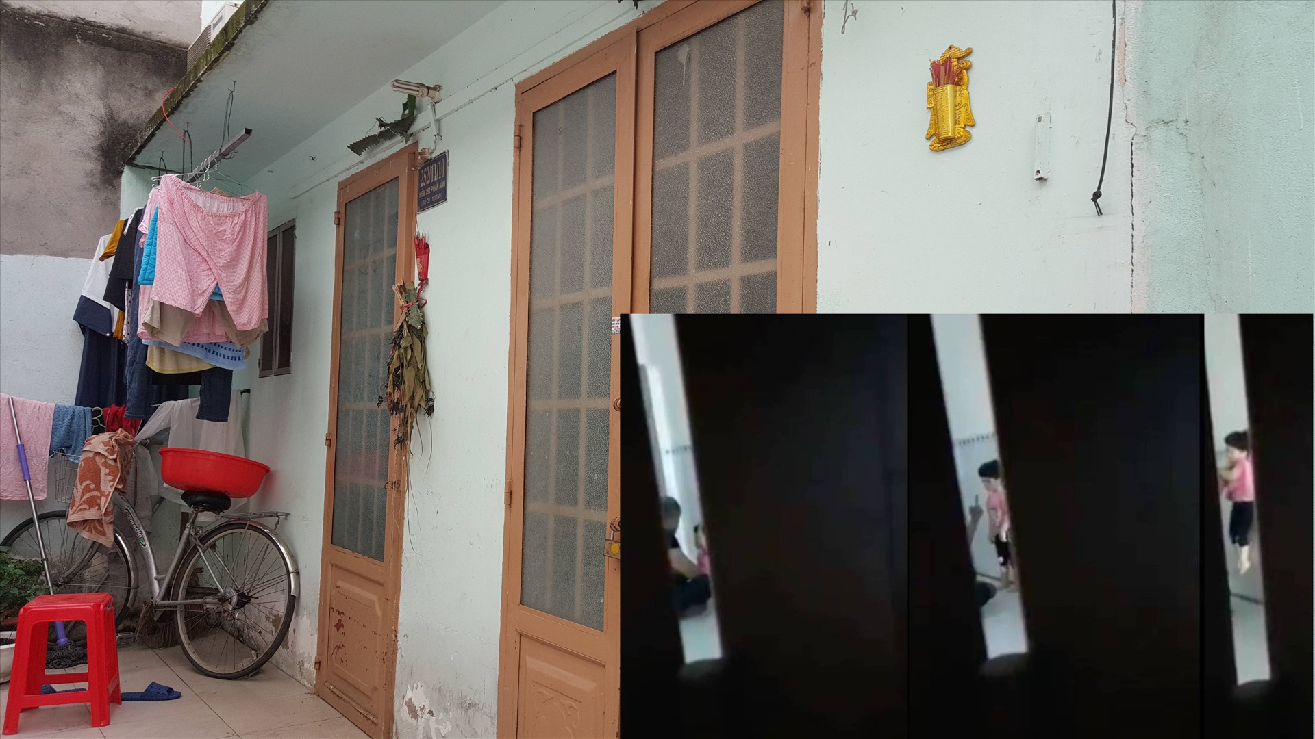 Căn nhà trọ nơi xảy ra vụ việc. Ảnh: Hữu Huy