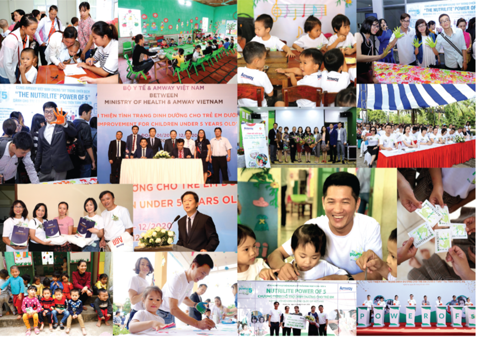 Năm 2019 đánh dấu hành trình 5 năm chương trình Nutrilite Power of 5 tại Việt Nam. Năm 2019 đánh dấu hành trình 5 năm chương trình Nutrilite Power of 5 tại Việt Nam.