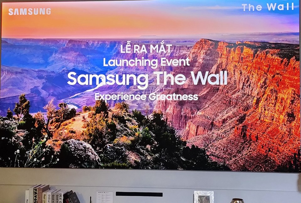 Màn hình The Wall thế hệ mới của Samsung trang bị công nghệ MicroLED. Màn hình The Wall thế hệ mới của Samsung trang bị công nghệ MicroLED.
