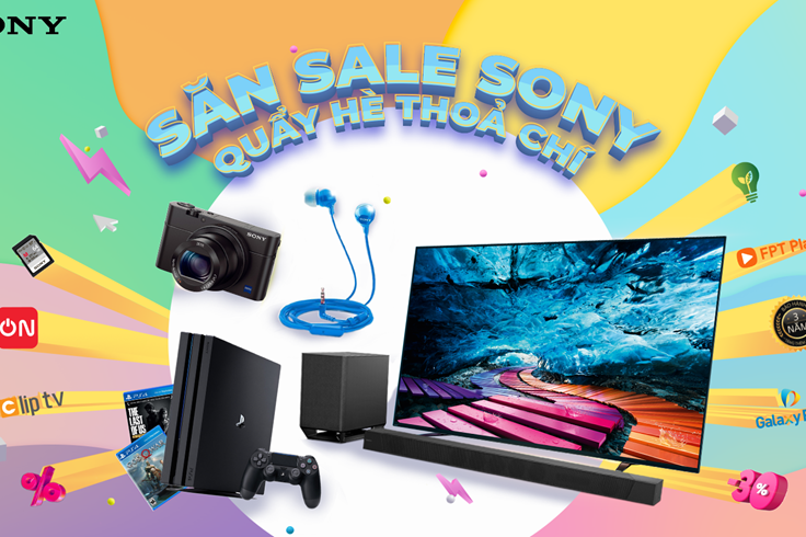 Hè cực vui cùng khuyến mãi cực chất từ Sony Hè cực vui cùng khuyến mãi cực chất từ Sony
