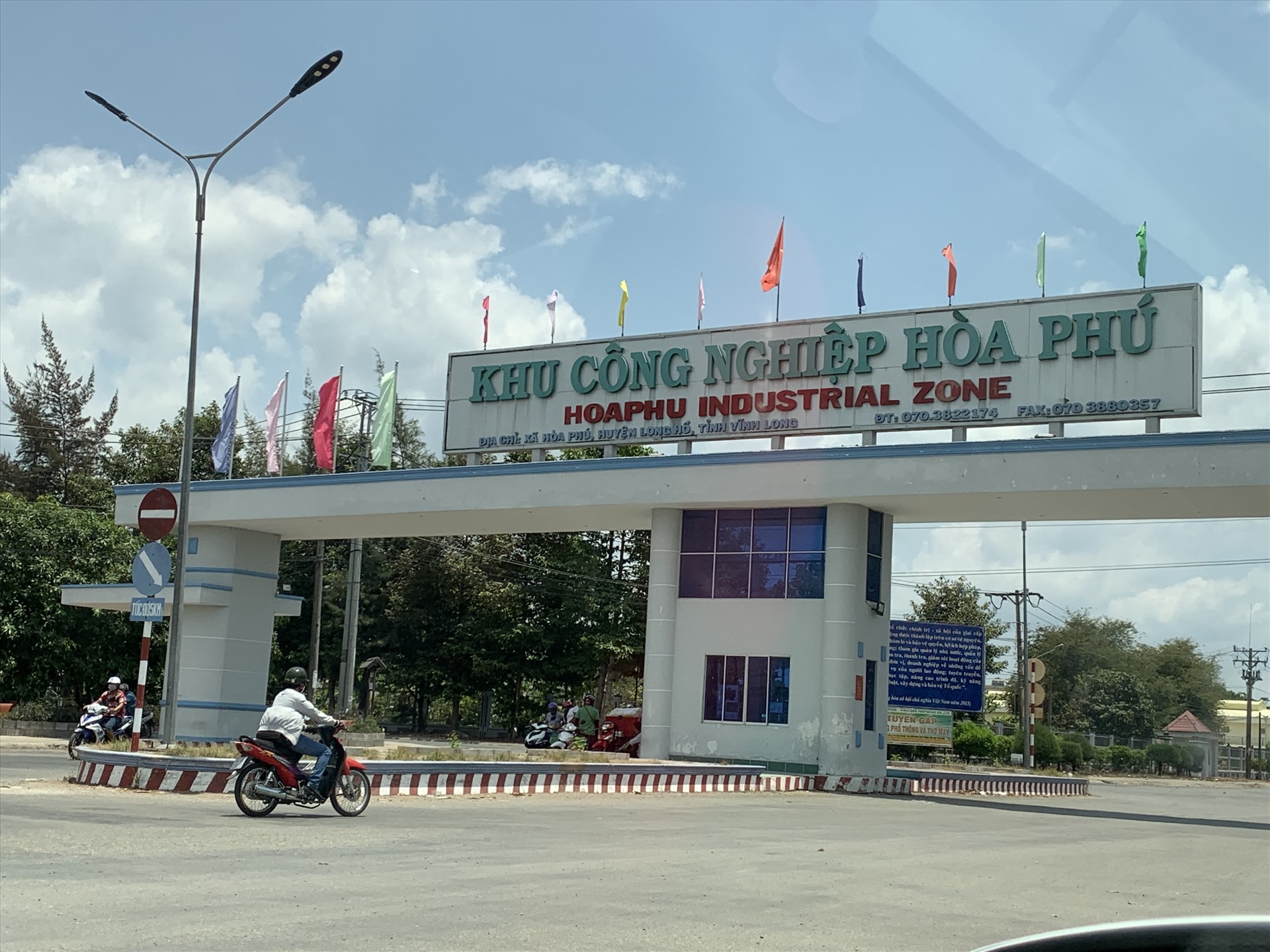 Khu công nghiệp Hòa Phú, nơi đặt trụ sở của Công ty Biofeed. Ảnh: TR.L.