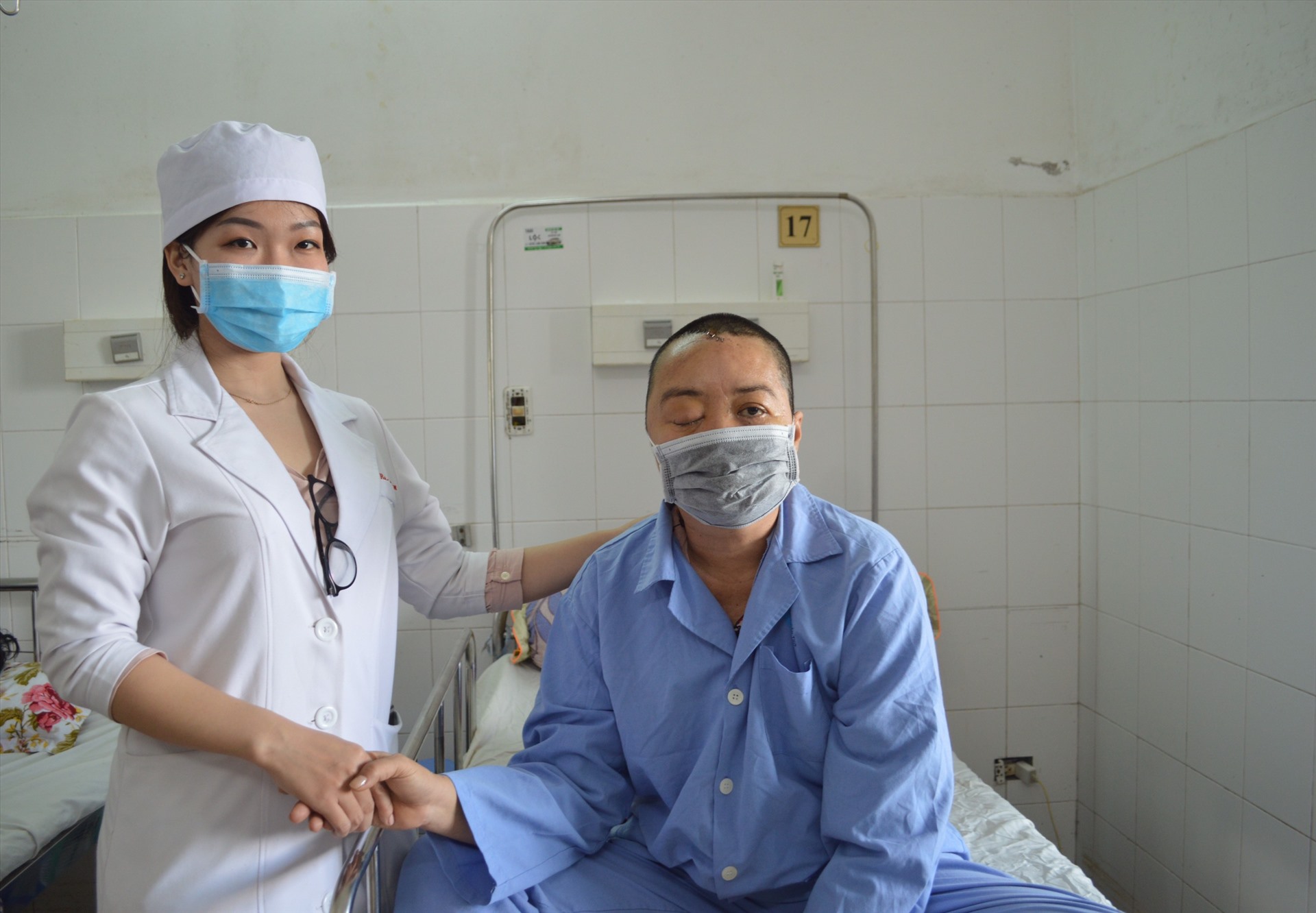 Hiện tại sức khỏe bệnh nhân đã được ổn định. Ảnh: Bệnh viện cung cấp.
